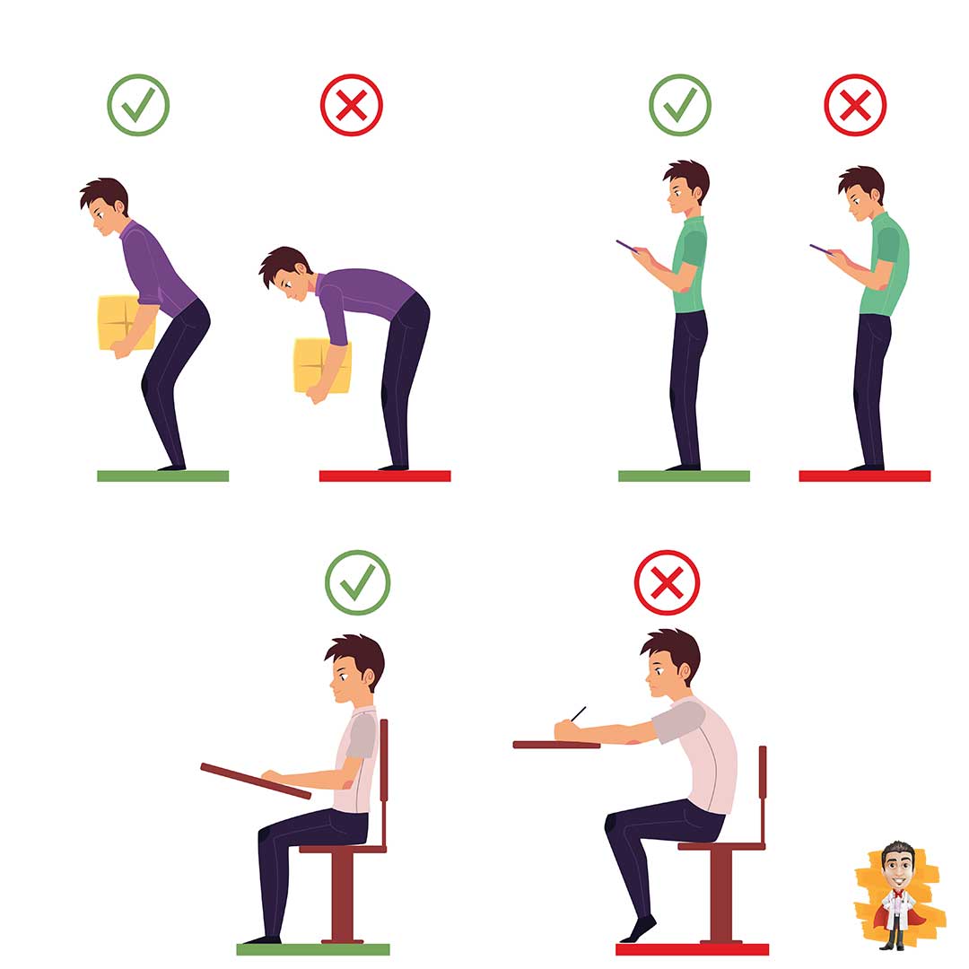 posturescausingbackpain1 Doctor ASKY